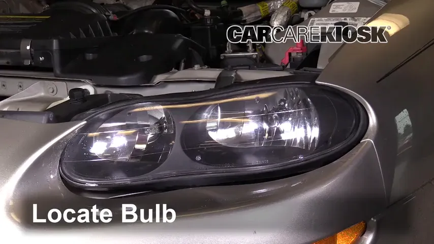2002 Chevrolet Camaro 3.8L V6 Convertible Luces Luz de carretera (reemplazar foco) 